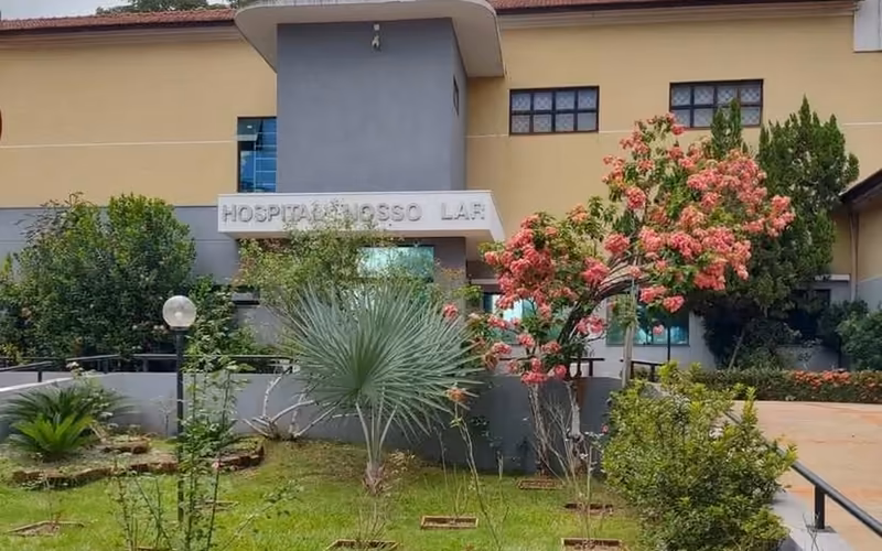 Fachada do Hospital Psiquiátrico Nosso Lar, em Campo Grande (MS), onde teve vivência clínica na graduação